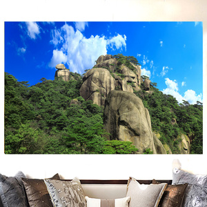 山画靠山墙贴