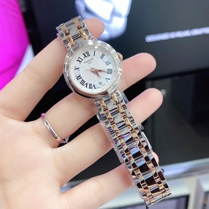 Tissot天梭小美人女表嘉丽系列26mm表盘间金钢带石英防水女士手表