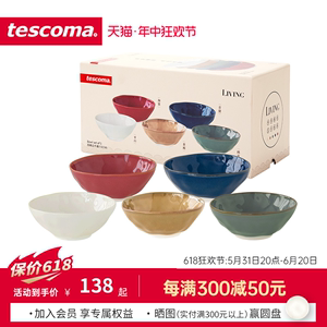 捷克/tescoma 进口高级感 家用陶瓷碗套装 精品餐具礼品装