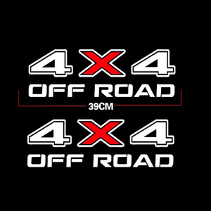 拉花车贴四驱标越野4x4反光贴纸皮卡御风p16风骏7货厢车贴车身