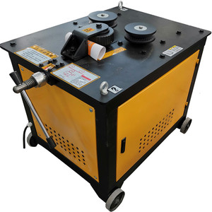 山东鑫宏gwh32钢筋弯圆机 螺纹钢弯弧机 建筑圆钢打圈机 卷圆机