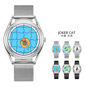 jokercat新款个性创意小众潮流手表青少年男女中学生设计石英概念