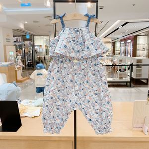 minkmui小星星韩国童装专柜代购2024夏款1女童洋气吊带连体衣5420