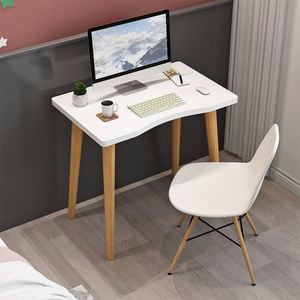 实木腿书桌电脑桌组合简约学生写字台家用卧室办公桌子北欧风