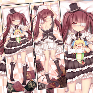 邪神与厨二病少女动漫抱枕花园百合铃等身抱枕二次元宅男周边枕套