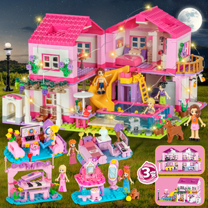 乐高女孩系列公主梦城堡别墅房子积木拼装玩具10岁以上生日礼物12