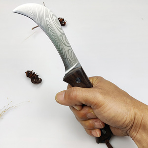 作锻打厨房家用斩砍切片厨刀小菜刀菜刀锤纹老中式两用弯刀1人付款49