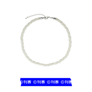 KANSAI新款珍珠麻花项链女轻奢小众高级感气质法式个性颈链配饰品