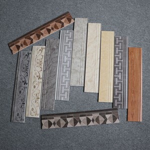 仿古砖花片砖地角边线瓷砖110x600墙脚线腰线踢脚线地脚线贴脚线