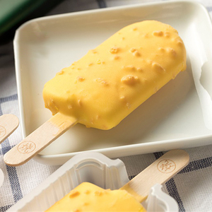 宏宝莱新品千层榴莲冰淇淋榴莲风味一外脆里绵雪糕冰激凌棒冰冷饮