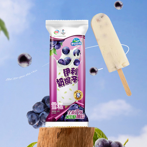【5支】伊利牧场冰淇淋奶提子香浓牛奶葡萄冰淇淋雪糕冰棍冷饮65g