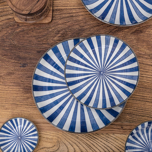 美浓烧创意日本进口白宇同款日式陶瓷家用个性碗盘碟组合餐具套装