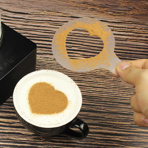 米奇蛋糕卡布奇诺咖啡亚克力艺术图案拉花裱花印花模具moongazer18