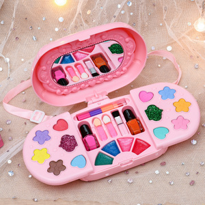 儿童相机化妆盒无毒可水洗女孩公主演出彩妆盒化妆品套装生日礼物