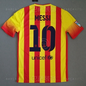 巴塞罗那巴萨 梅西 1314赛季 客场 球迷版 球衣 532823 703