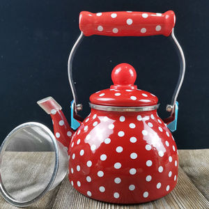 搪瓷烧水壶明火煮奶茶专用壶农村老式珐琅直陶冷耐高温怀旧复古壶