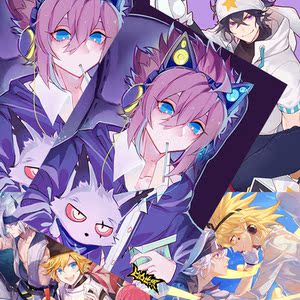 凹凸世界海报新款雷狮嘉德罗斯动画二次元高清房间装饰墙贴壁纸