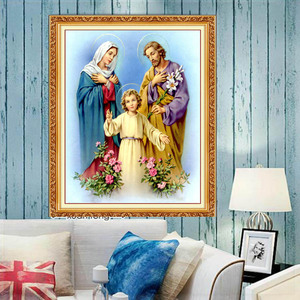 天主教家庭壁画图片