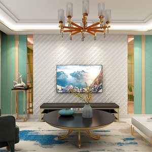 兰舍硅藻泥欧萨卡艺术漆背景墙图案印花电视墙室内涂料代替墙面漆