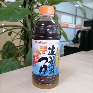 日本进口mizkan三冠鲣鱼昆布汁500ml面汁日式荞麦面乌龙面汁酱油