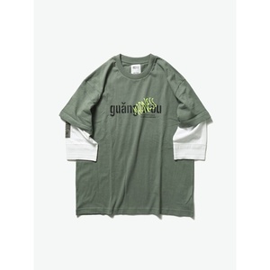 madness mdnsfifth layer tee五周年广州限定假两件纯棉t恤余文乐