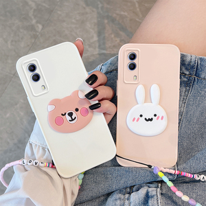 vivoy53s手机壳vivo有53s日韩可爱ins风相框小熊ⅴivoy53s卡通新款v
