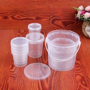 大号塑料盒外卖胶桶储物花生食品桶一次性一次性碗酸奶桶容器圆桶