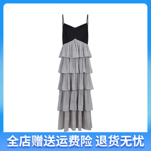 YT&UR蛋糕裙2023夏季新款复古设计感层叠吊带宝藏连衣裙UWG732201