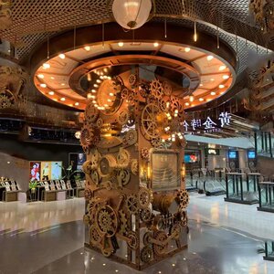 复古工业风酒吧餐厅墙面金属机械齿轮壁饰铁艺包柱子遮丑装饰挂件