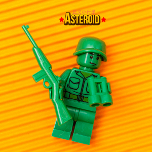 国产积木玩具总动员绿色小士兵拼装模型小号现货人偶