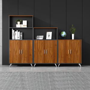 办公家具高低柜木质文件柜柜子办公室矮柜资料柜地柜储物柜边柜