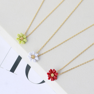 花朵项链女欧美