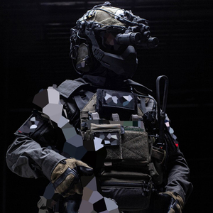 军迷户外用品特种部队黑灰蓝强袭战术上衣gen3蛙服作战服套装装备