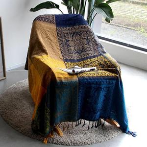 外贸美式沙JKY销沙发毯复古直欧式毯全子防滑加厚地毯沙发盖发巾
