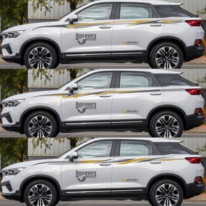 奔腾t77车身拉花