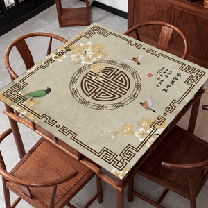 八仙桌桌布正方形防水