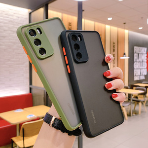 适用于华为p40手机壳肌肤手感5g全包pro液态硅胶ins冷淡风p30磨砂软边