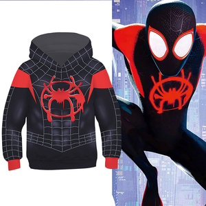 动漫蜘蛛侠英雄远征儿童连帽平行宇宙漫威联名外套衣服春秋薄男女_阿