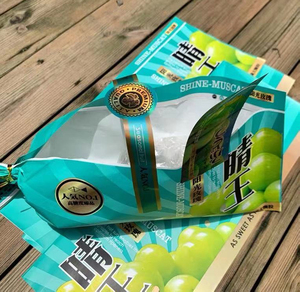 日式阳光玫瑰晴王青提葡萄纸袋套装礼品袋包装