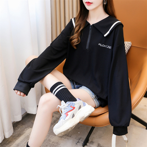 高初中学生春装女12-17岁大童长袖卫衣13少女孩时尚宽松休闲套装