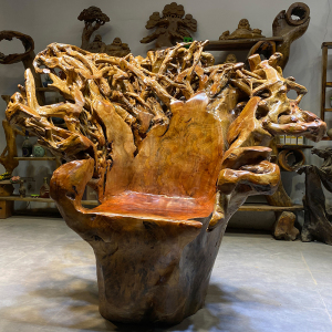 树根香樟木树桩根艺底座树头落地客厅原木摆件mh7130巧匠根艺26660