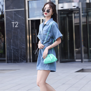 连体裤女短款夏