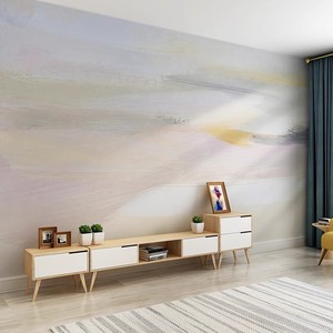 北欧抽象艺术墙纸电视背景墙壁画2024年新款客厅沙发壁纸卧室墙布