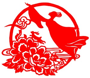 剪纸嫦娥