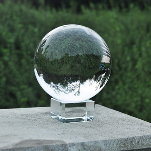 k9纯净高透明水晶球玻璃珠装饰摆件实心光滑生日女孩摄影拍照打孔