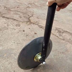 农机配件手扶地膜覆盖机盖土盘播种机覆土器开沟器锰钢圆盘覆土盘