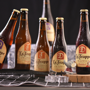 6瓶包邮荷兰进口啤酒修道院双料 三 四料各2 修道院 la trappe
