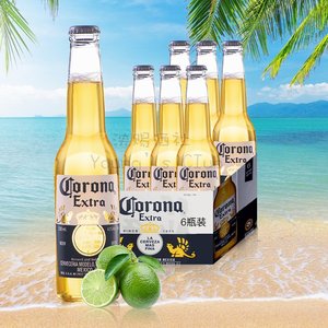 墨西哥原装进口科罗娜/Corona 精酿啤酒330ml*6瓶装 拉格 多版本