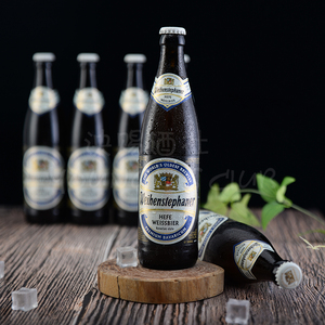 5瓶尝鲜维森小麦白啤酒 唯森白啤酒 原装德国进口啤酒500ML