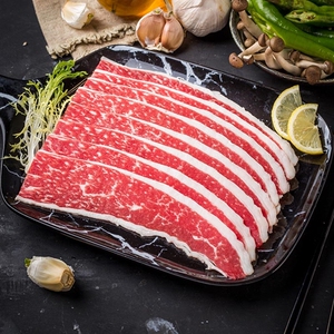 和牛牛胸叉 肥牛片澳洲火锅食材寿喜烧套餐新鲜雪花涮烤牛肉